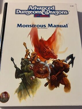 Monstrous Manual #2140 Advanced Dungeons & Dragons 2nd Edition 1993